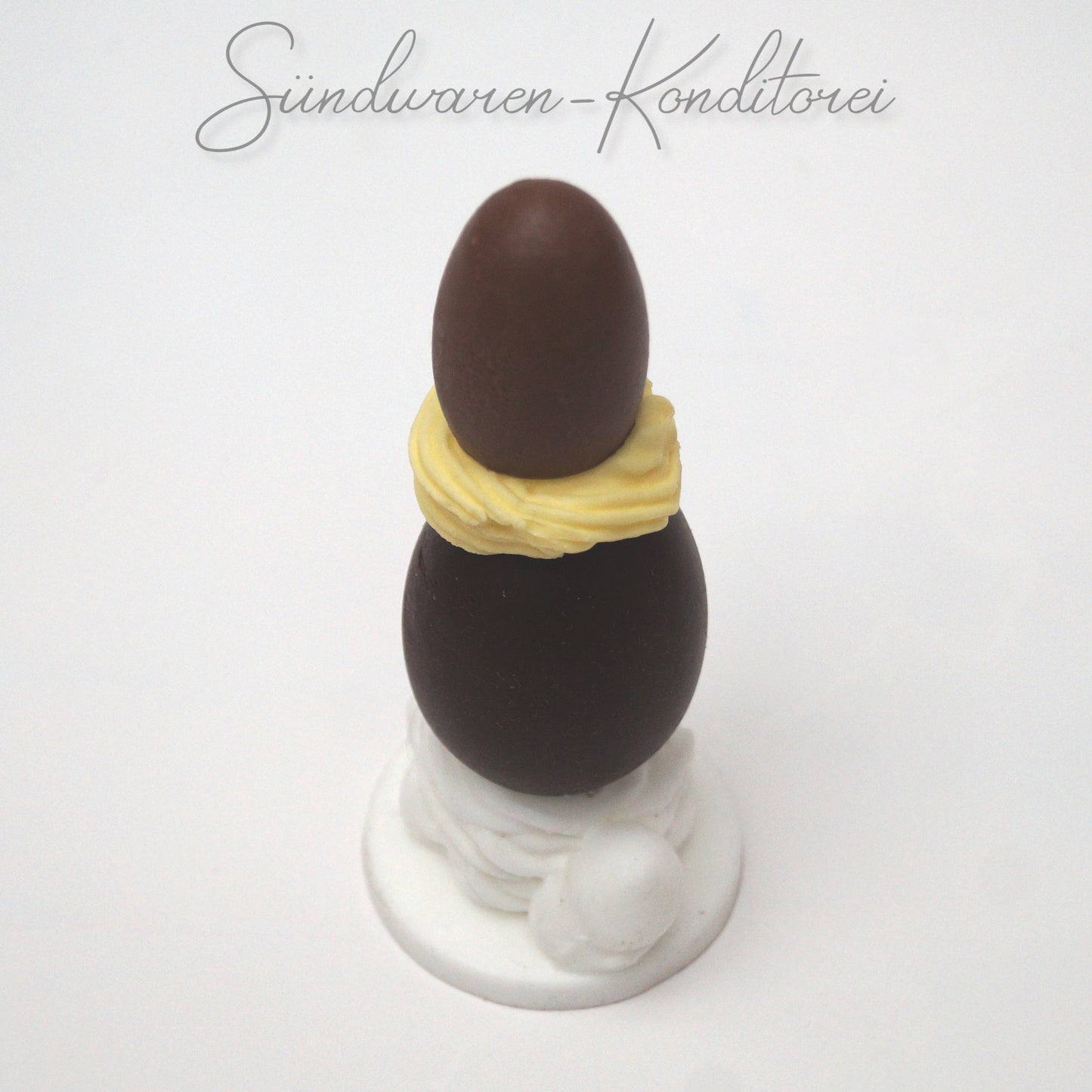 Osterei mit Eierlikörsahne - handgefertigter Silikondildo