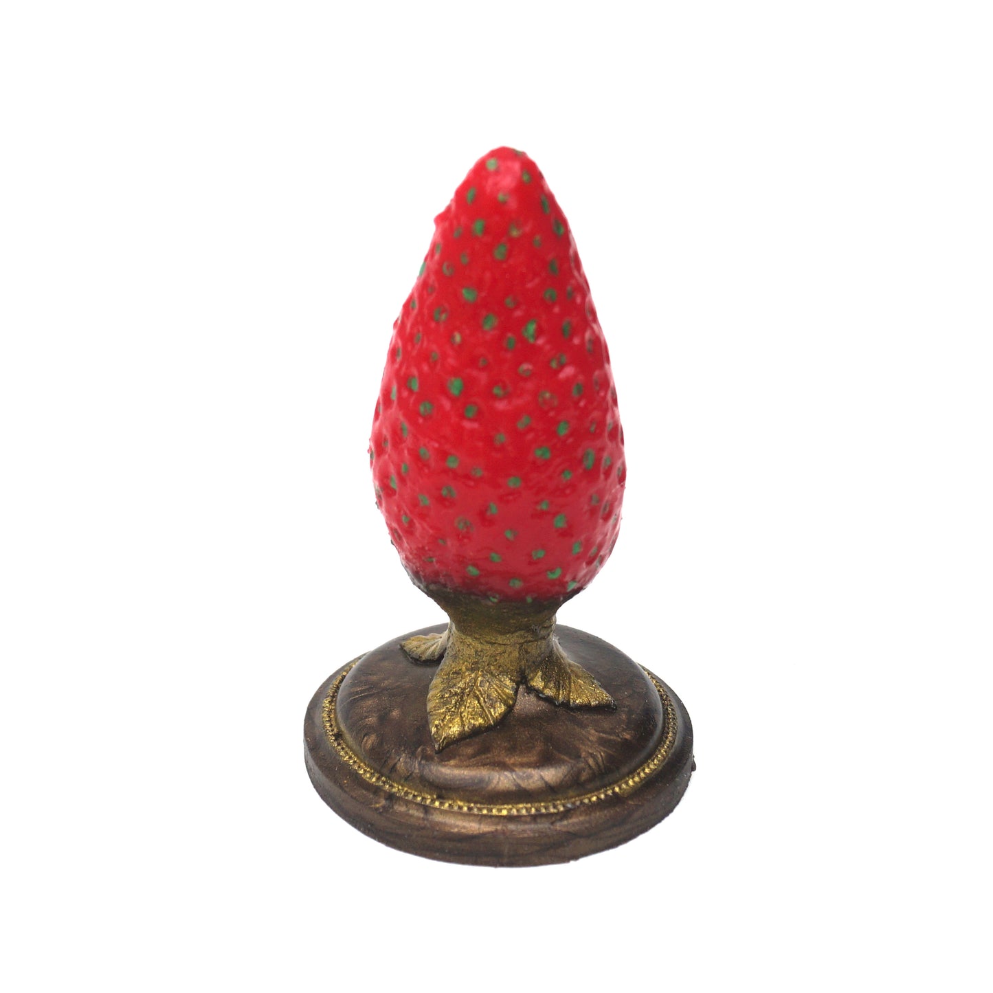 Strawberry feels forever - handgefertigter Erdbeer-Popostecker