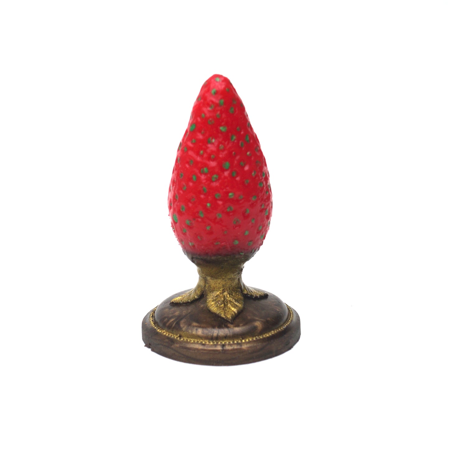 Strawberry feels forever - handgefertigter Erdbeer-Popostecker