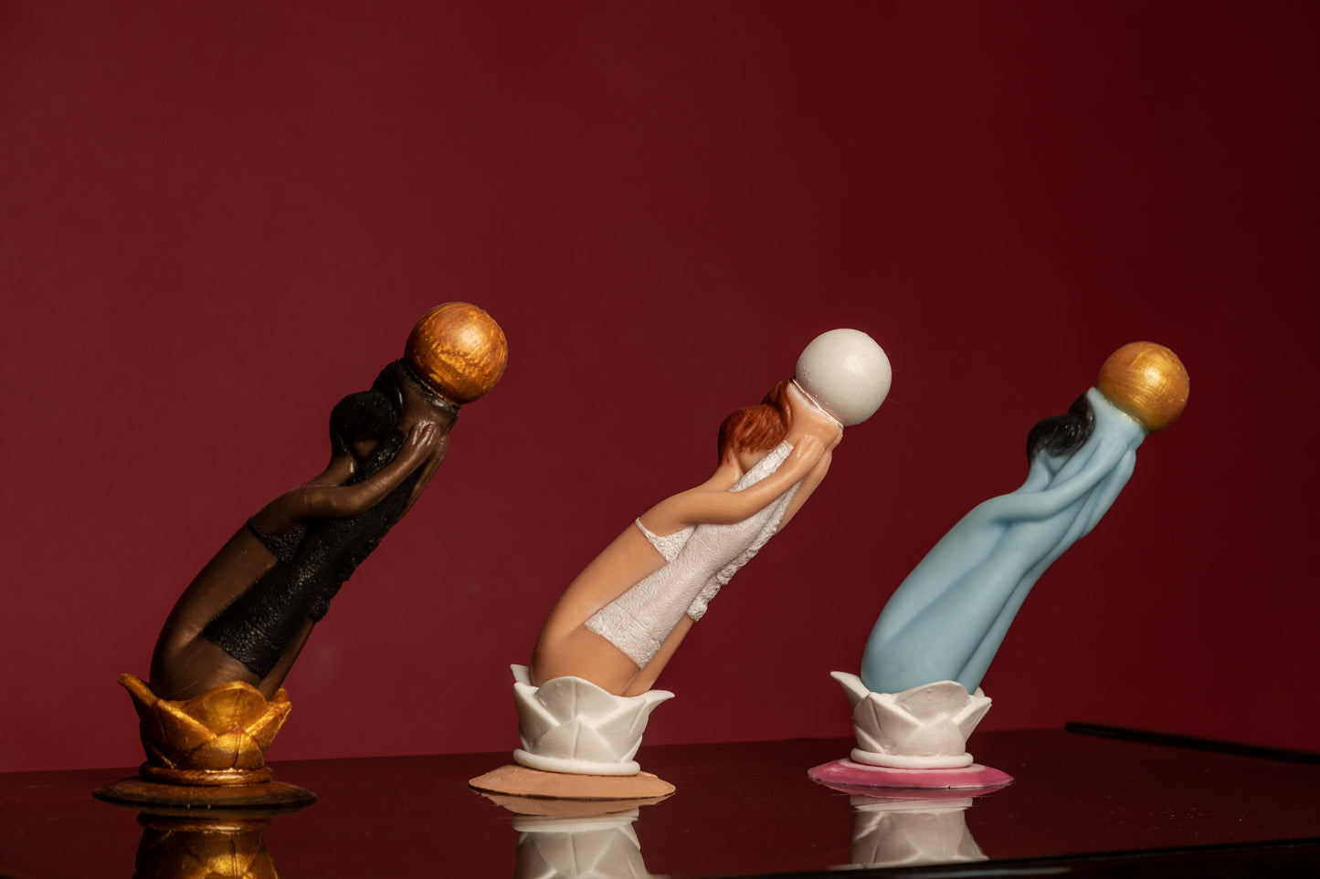 Ballerina well balanced - La Fougueuse - handgefertigter Silikondildo mit Saugnapf