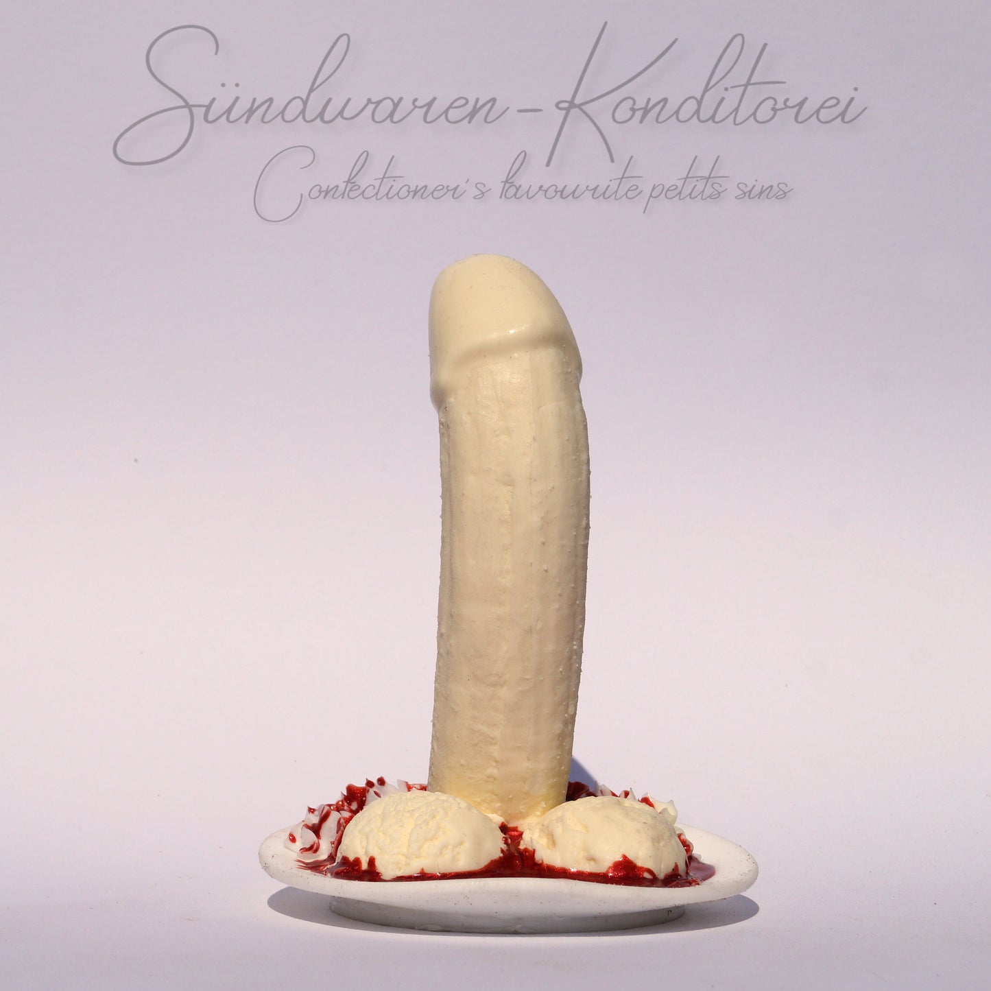 From Tokyo with love - handgefertigter Bananasplit-Saugnapfdildo