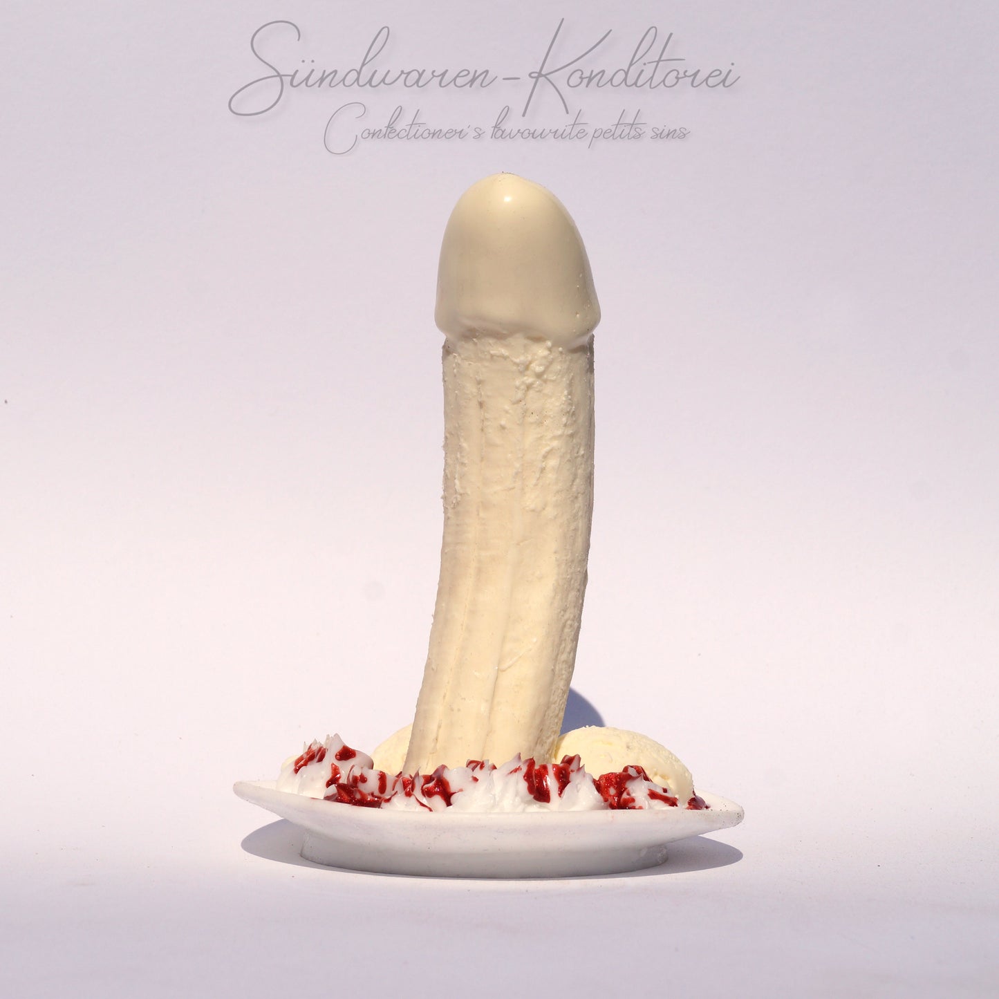 From Tokyo with love - handgefertigter Bananasplit-Saugnapfdildo