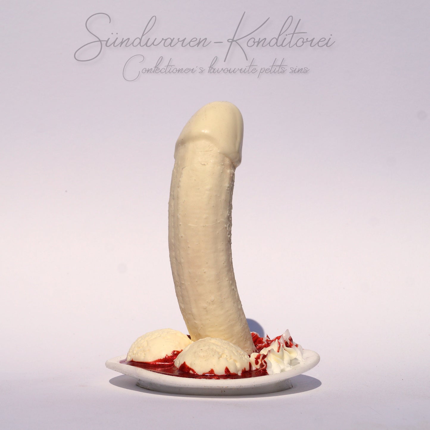 From Tokyo with love - handgefertigter Bananasplit-Saugnapfdildo