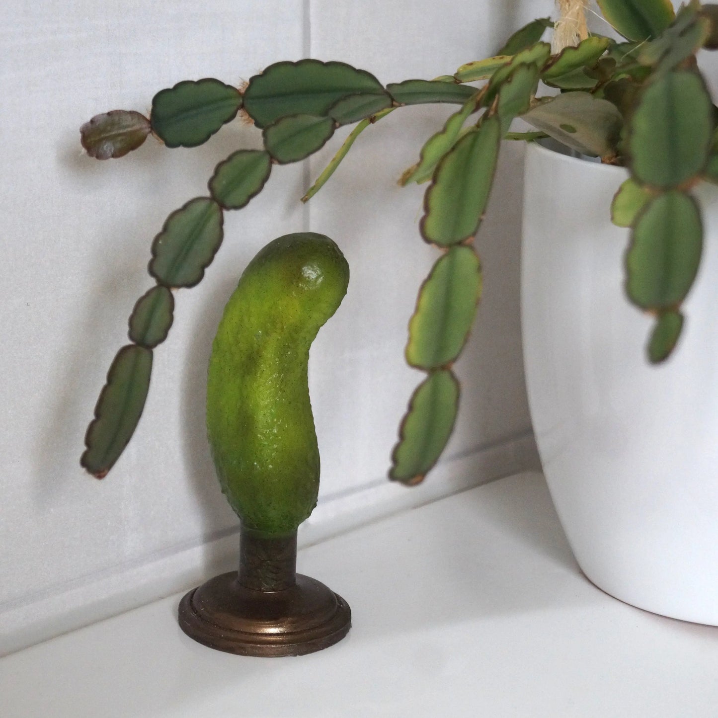 Saure Gurke - handgefertigter Popostecker Sündwaren-Konditorei