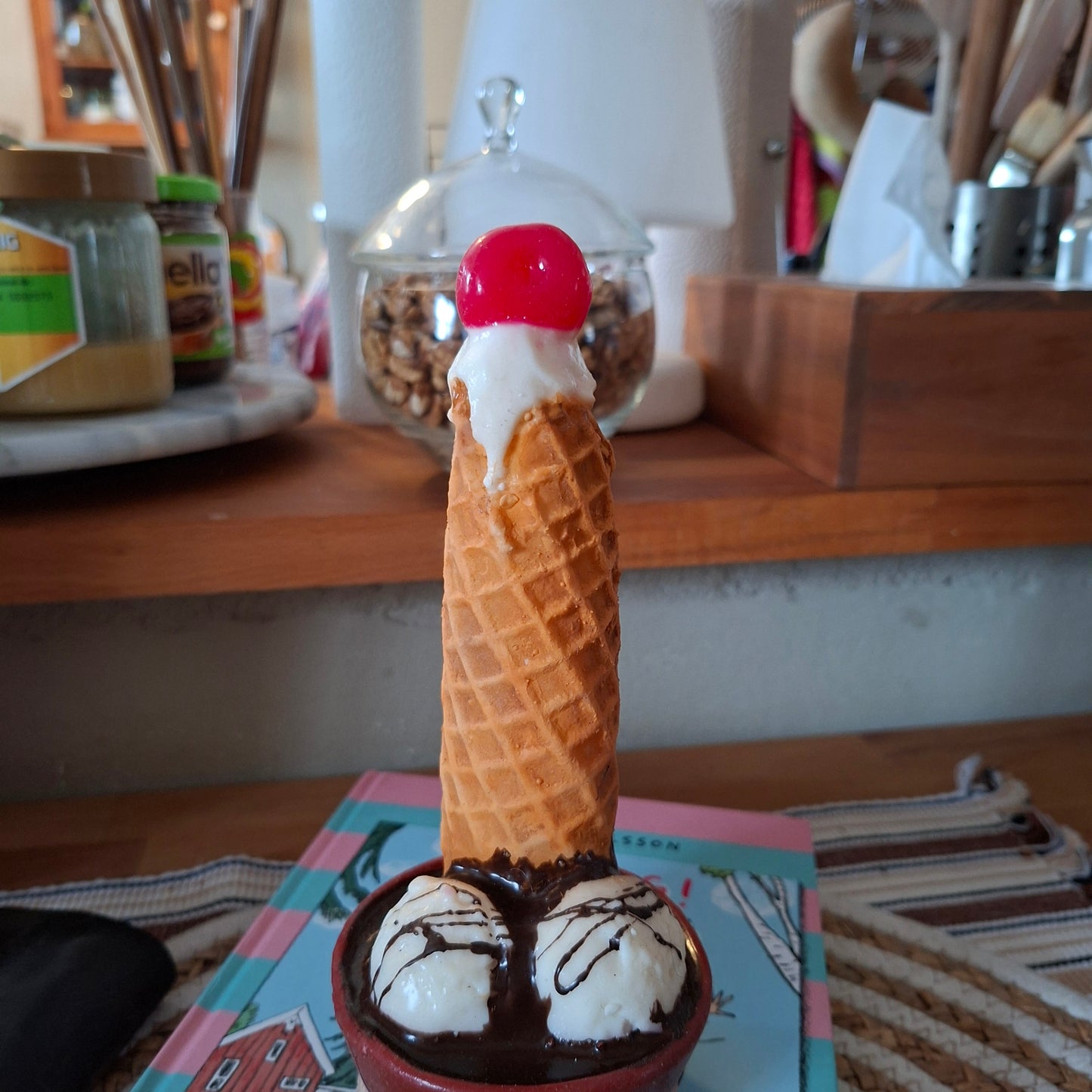 Waffeltürmchen - Knusprig-cremige Versuchung Sündwaren-Konditorei