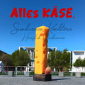 Käse Klotz Dildo - Gesamtansicht handgefertigtes Platinsilikon - Sündwaren-Konditore
