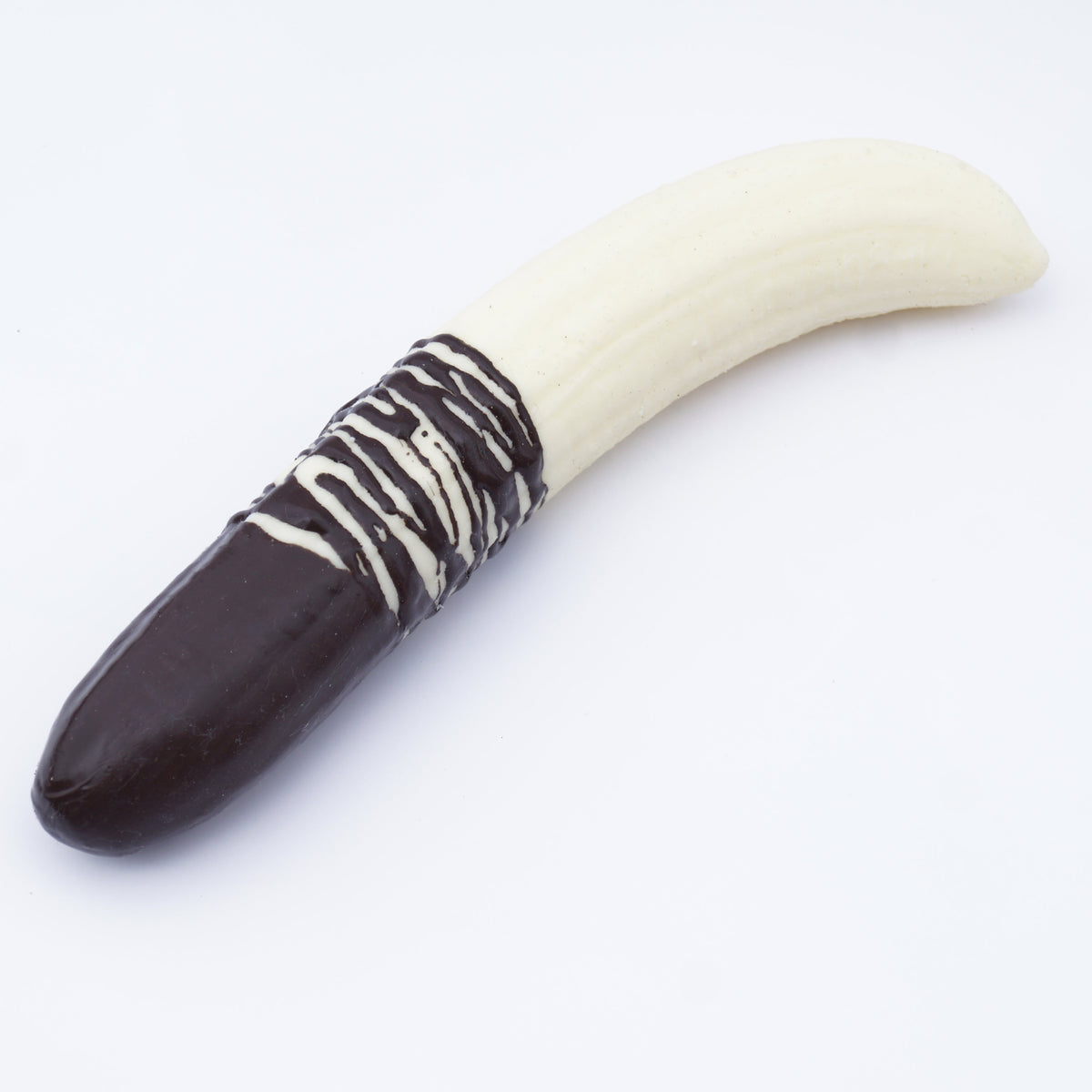 Sehr, sehr große Schokobanane - handgemachter Silikondildo Sündwaren-Konditorei