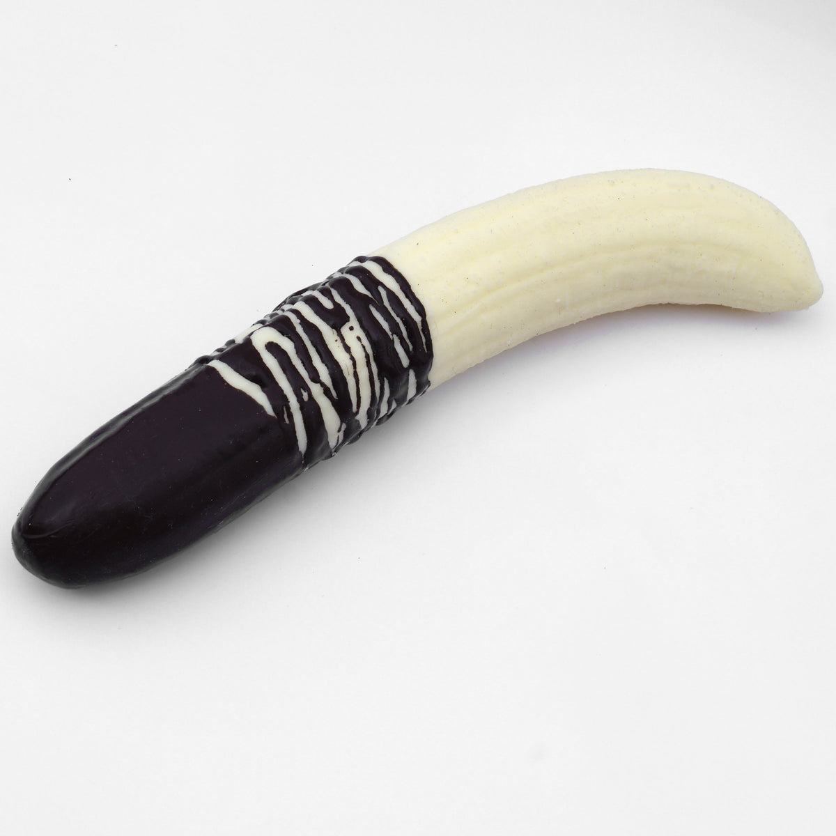 Sehr, sehr große Schokobanane - handgemachter Silikondildo Sündwaren-Konditorei
