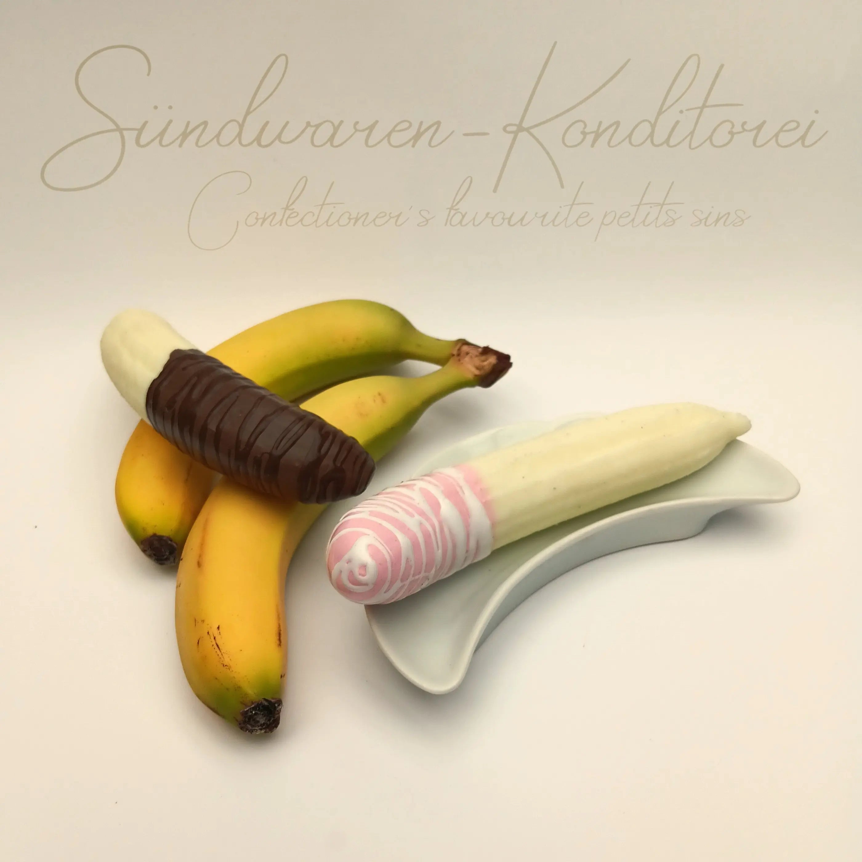 Schokobanane - handgefertigter Silikondildo Sündwaren-Konditorei