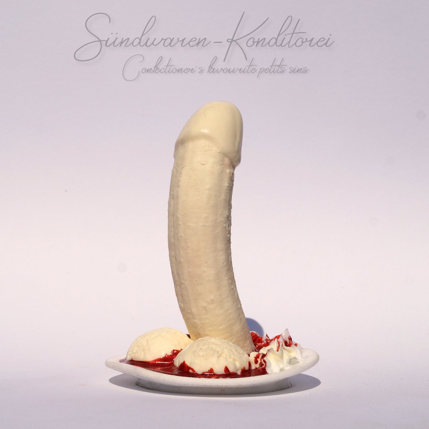 Bananasplit Dildo mit Saugnapf - Detailansicht Basis

