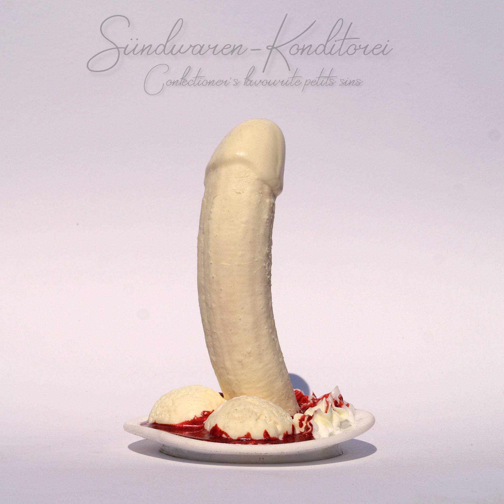 Bananasplit Dildo mit Saugnapf - Detailansicht Basis
