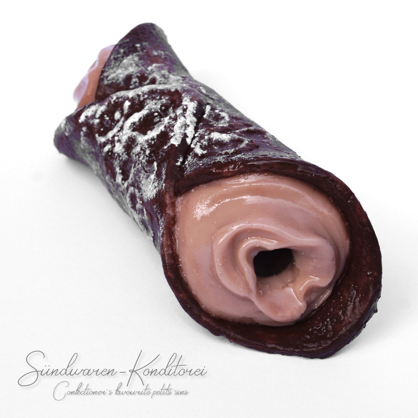 Cannolo Schokolade Masturbator - Detailansicht der Füllung - Sündwaren-Konditorei