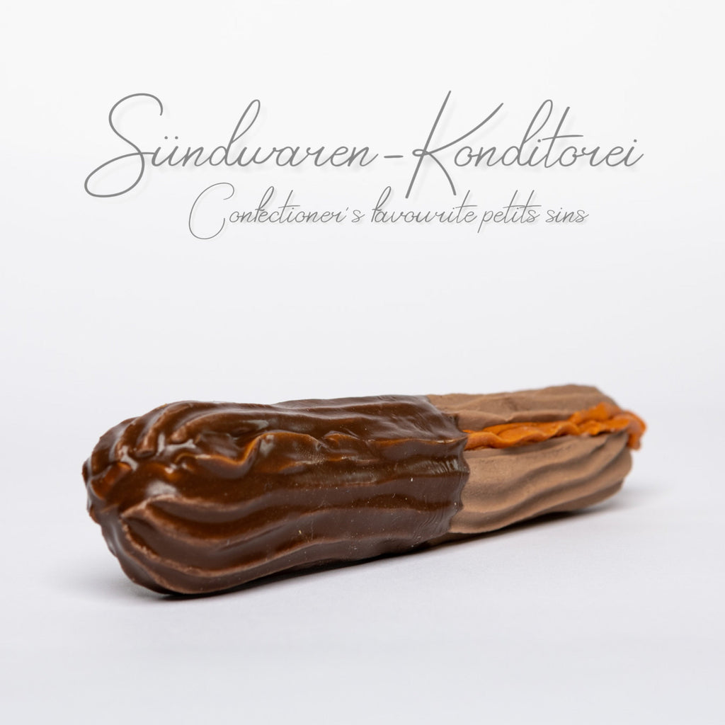 Kakaostange Silikondildo - Detailansicht der Textur und Form
