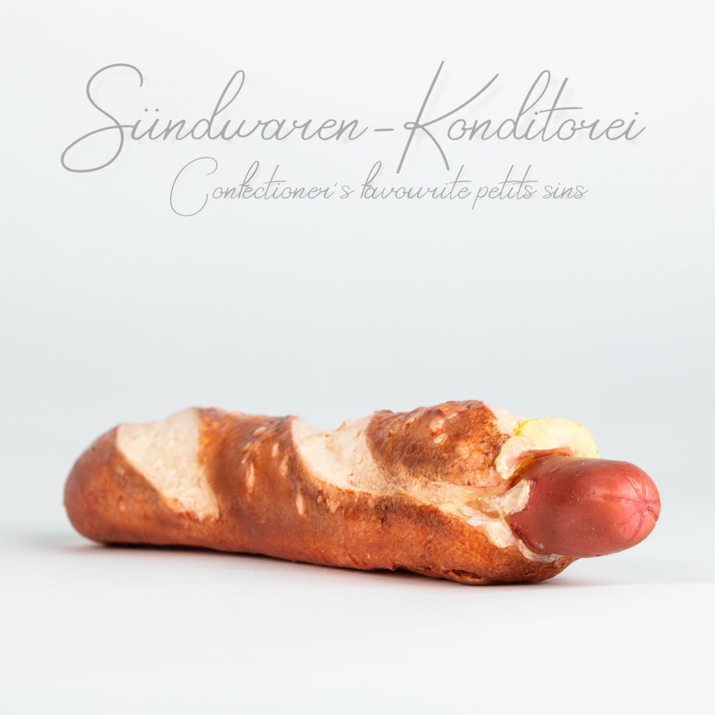 Premium Ketwurst Dildo - Detailansicht der DDR-inspirierten Wurstoptik
