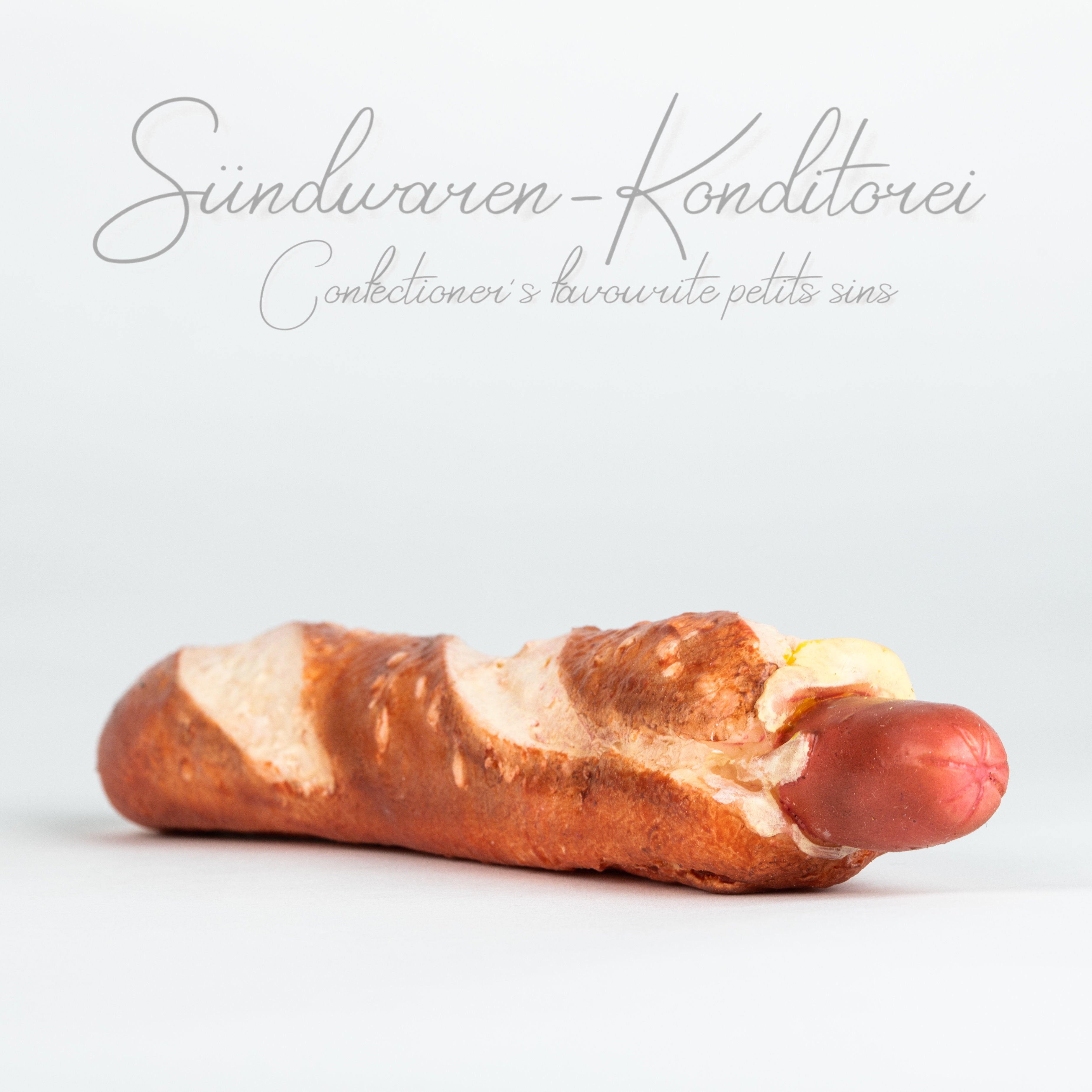 Premium Ketwurst Dildo - Detailansicht der DDR-inspirierten Wurstoptik
