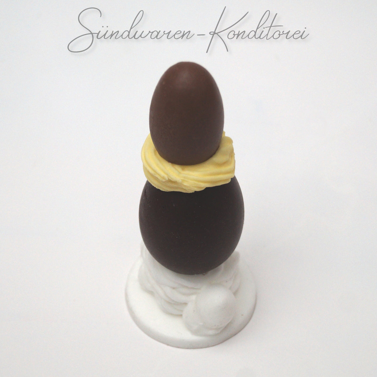 Osterei mit Eierlikörsahne - handgefertigter Silikondildo Sündwaren-Konditorei