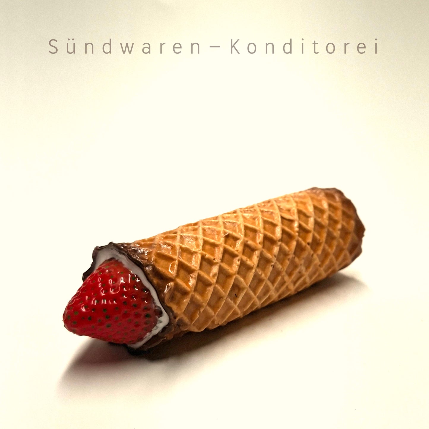 Waffeltürmchen Pullerstulpe - handgefertigte Penisvergrößerung aus Platinsilikon Sündwaren-Konditorei