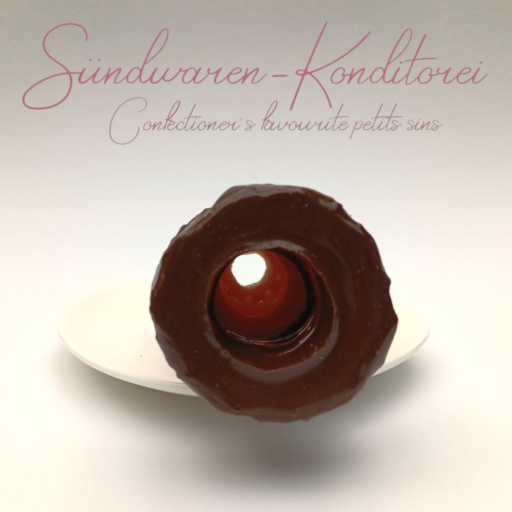 Waffelröllchen Taschenmuschi - Seitenansicht des hochwertigen Silikonsextoys
