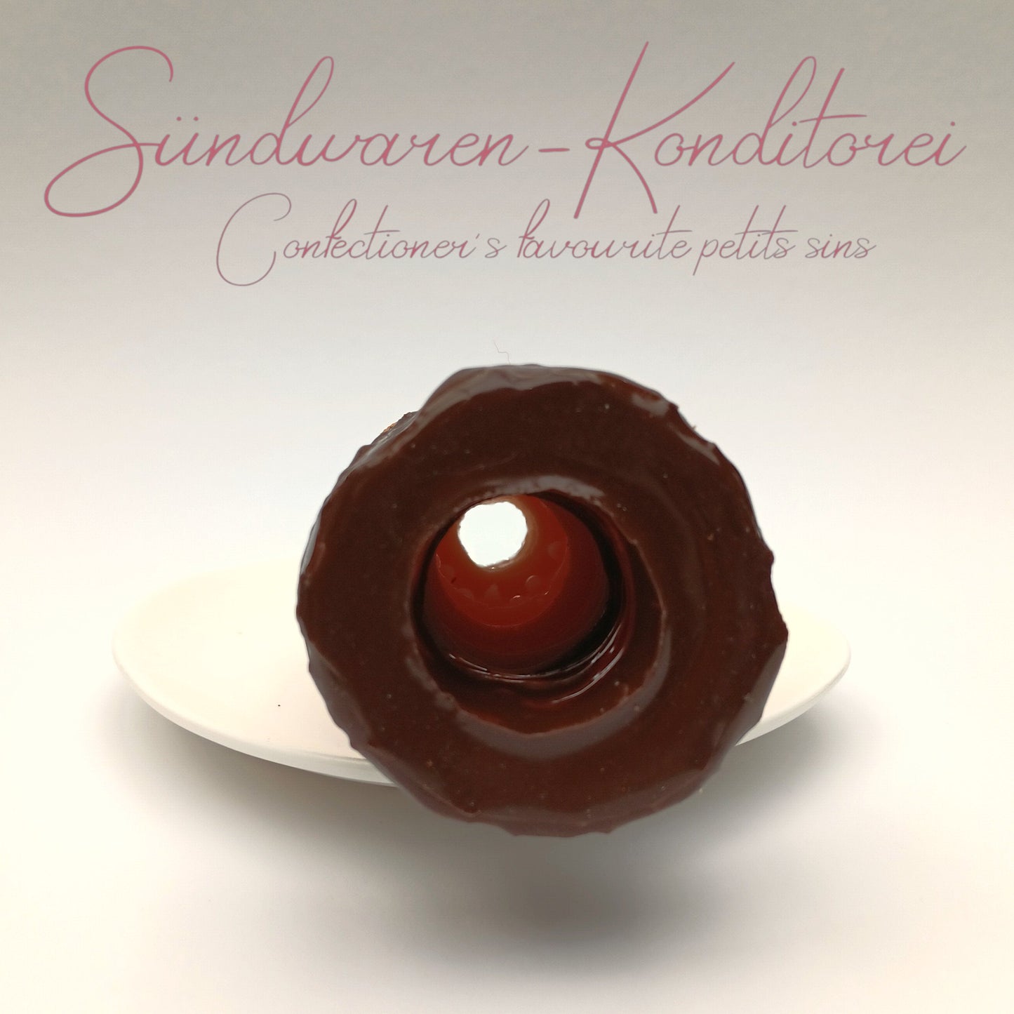 Waffelröllchen Taschenmuschi - Seitenansicht des hochwertigen Silikonsextoys
