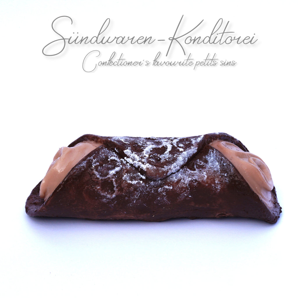  Cannolo Schoko Taschenmuschi - Handgefertigt body-safe Platinsilikon - Sündwaren-Konditorei

