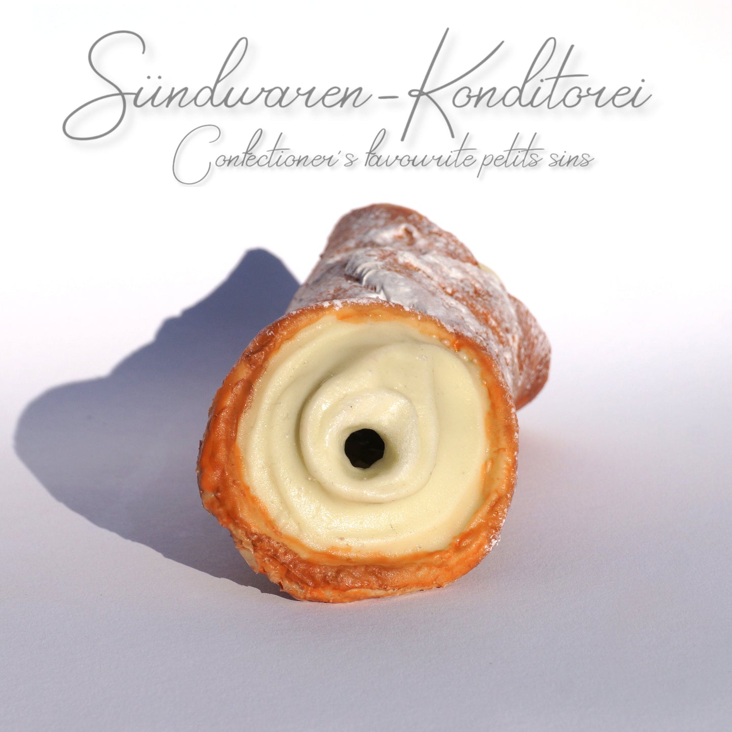 Cannolo Pistacchio - handgefertigte Taschenmuschi Sündwaren-Konditorei