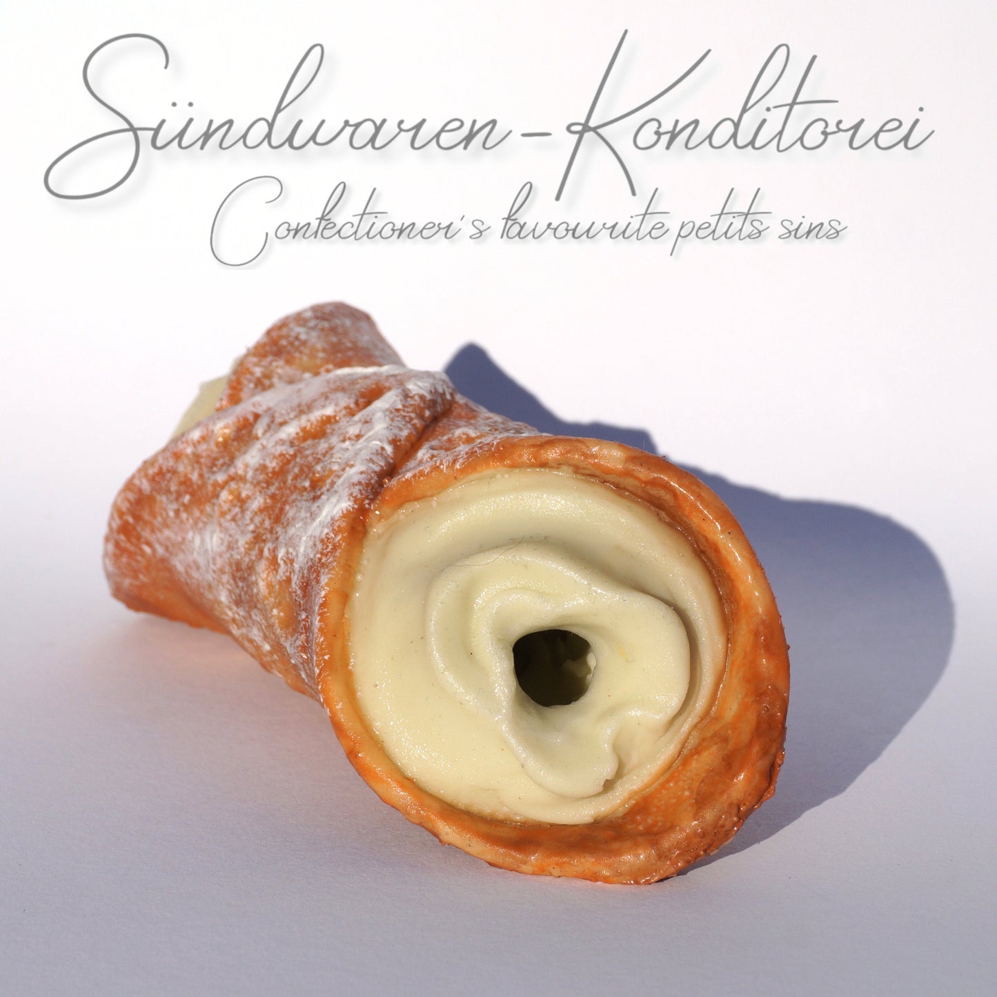 Cannolo Pistacchio - handgefertigte Taschenmuschi Sündwaren-Konditorei