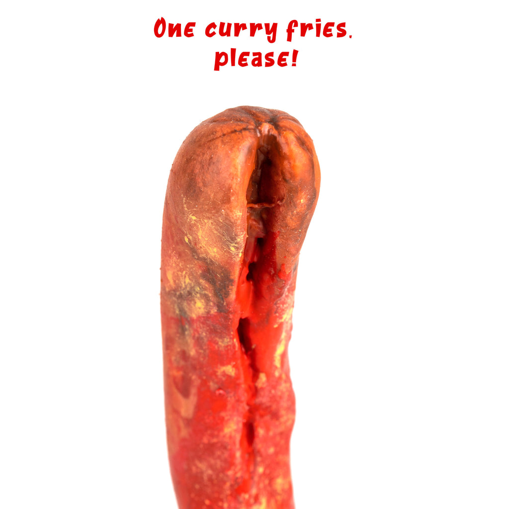 Einmal Curry Pommes, bitte! - unser Silikondildo für den großen Hunger Sündwaren-Konditorei