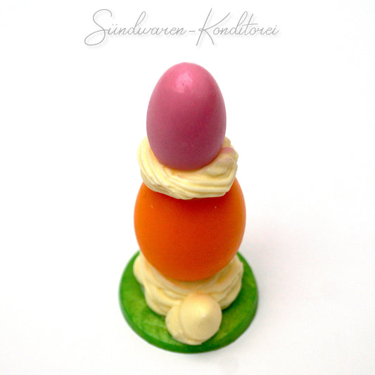 Osterei mit Eierlikörsahne - handgefertigter Silikondildo