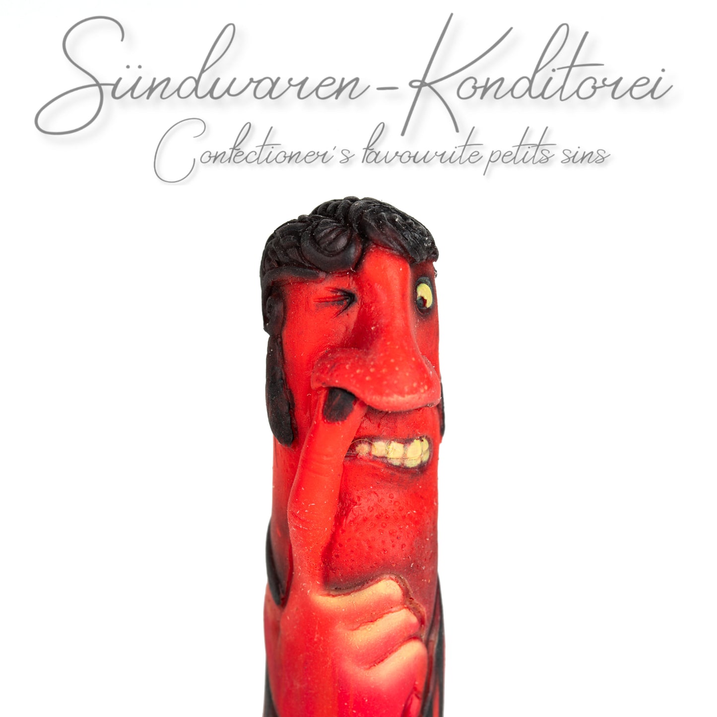 Inside Job - handgefertigter Silikondildo mit G-Punkt-Nase Sündwaren-Konditorei