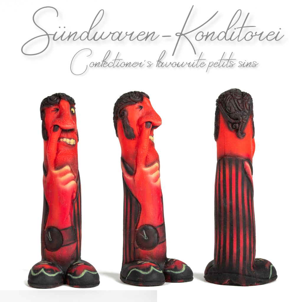 Inside Job - handgefertigter Silikondildo mit G-Punkt-Nase Sündwaren-Konditorei