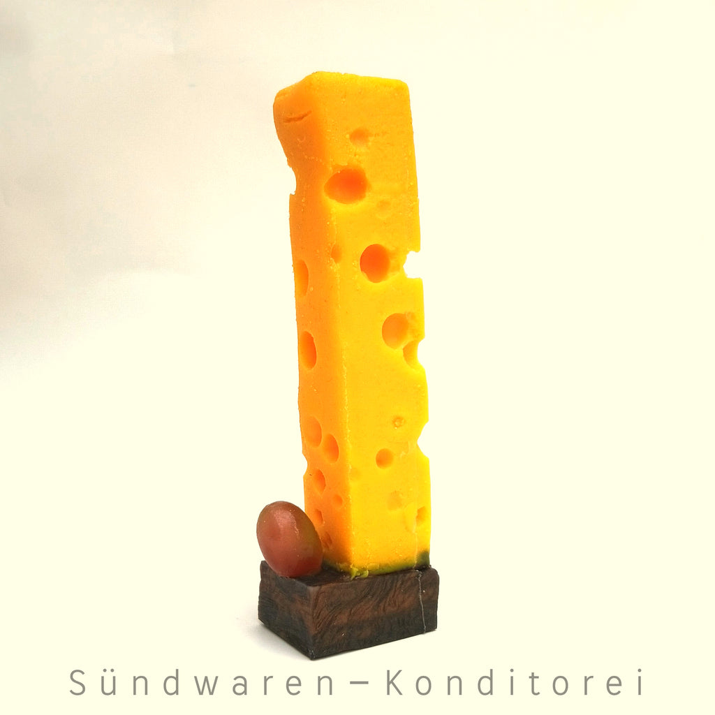 Käse Klotz - Perspektivansicht body-safe Platinsilikon - Sündwaren-Konditorei