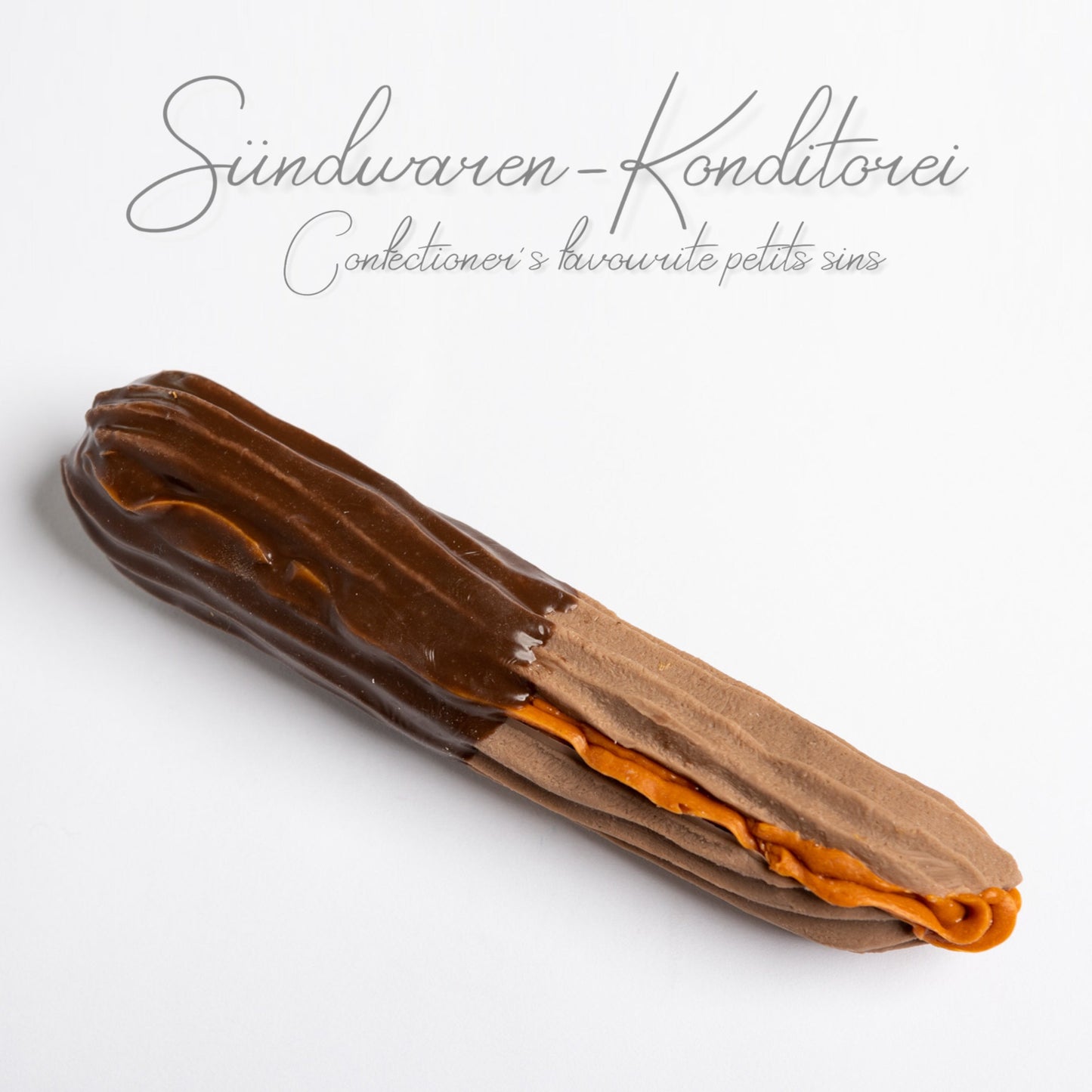 Kakaostange Dildo in Schokoladenbraun - Handgefertigtes Platinsilikon Sextoy
