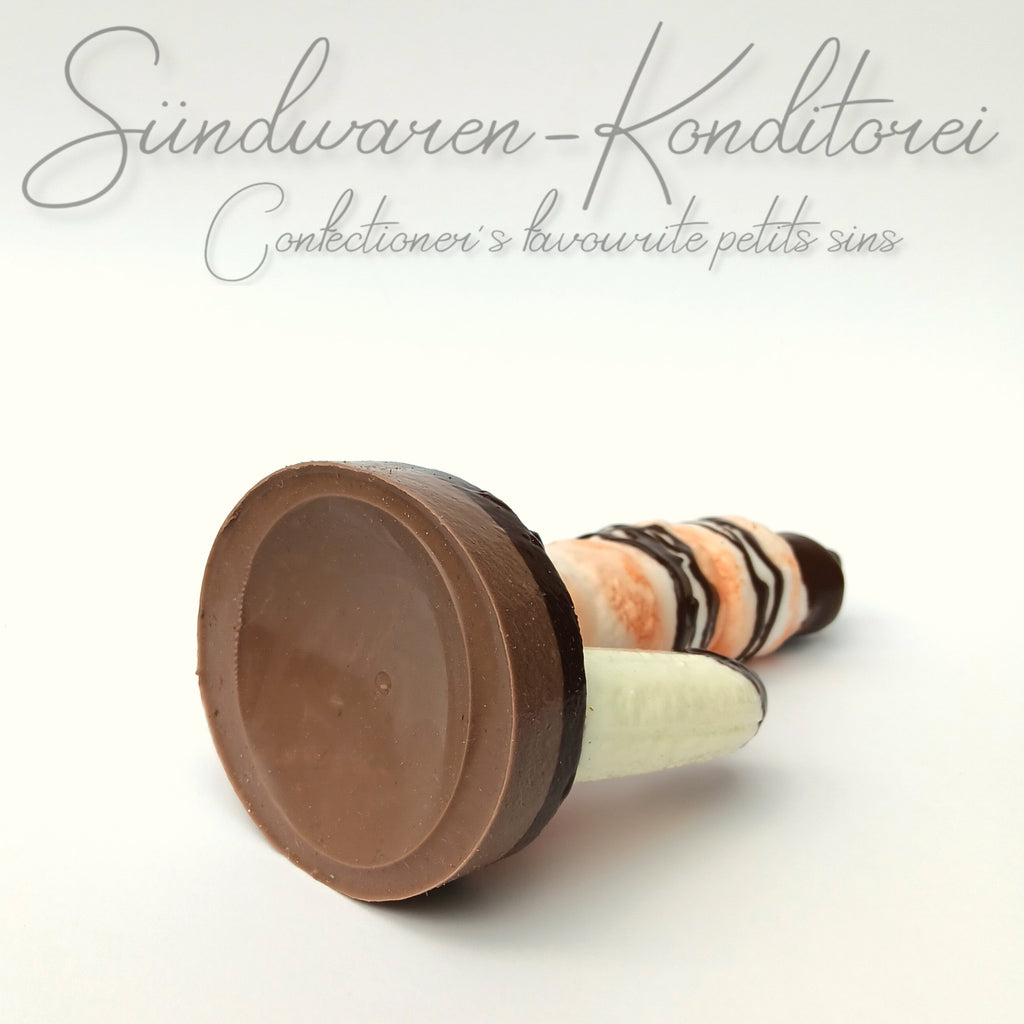 Saugnapf-Detail des Marshmallow Dildos - Platinsilikon von Sündwaren-Konditorei
