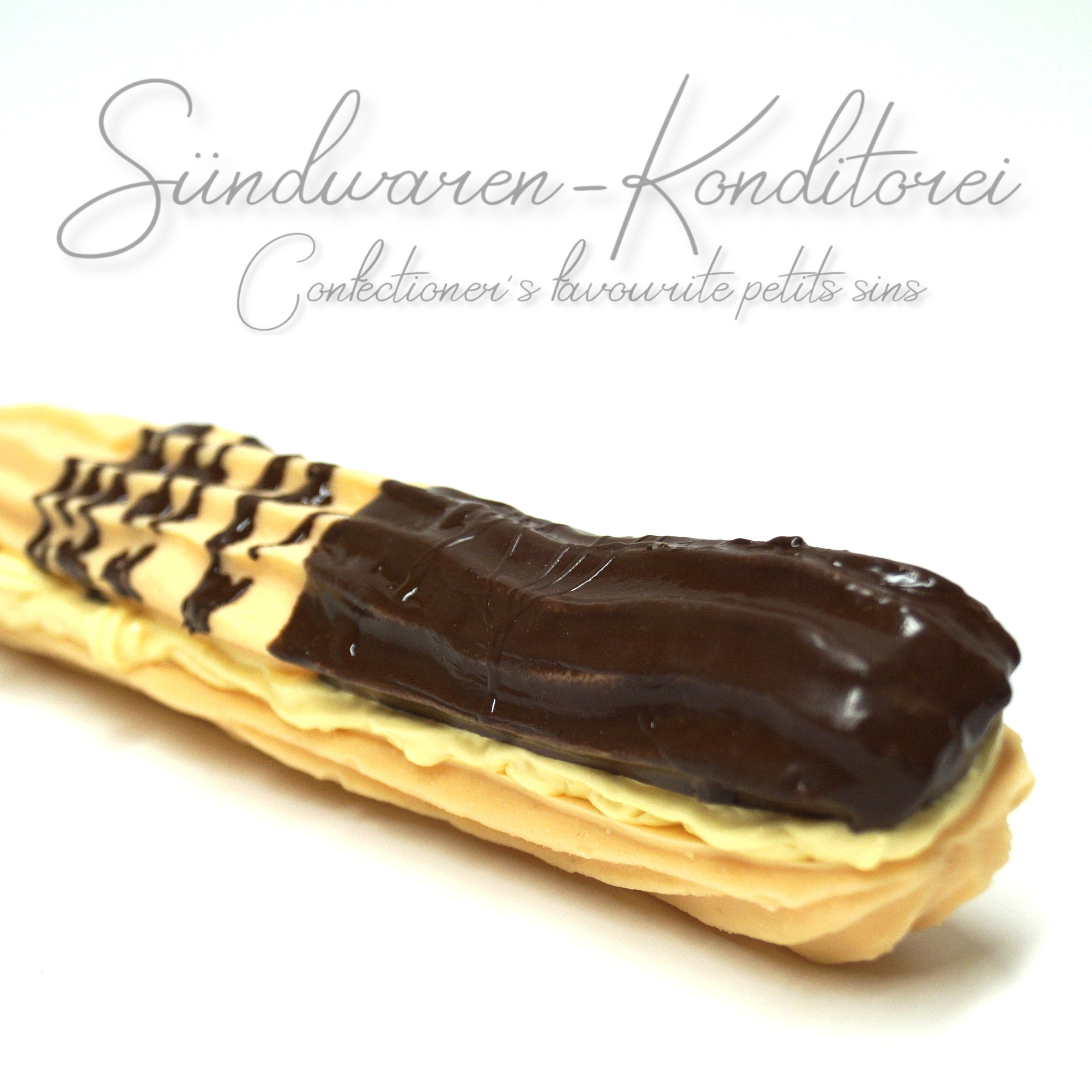 Liebesknochen, Lovebone, Eclair - handgefertigter Silikondildo Sündwaren-Konditorei