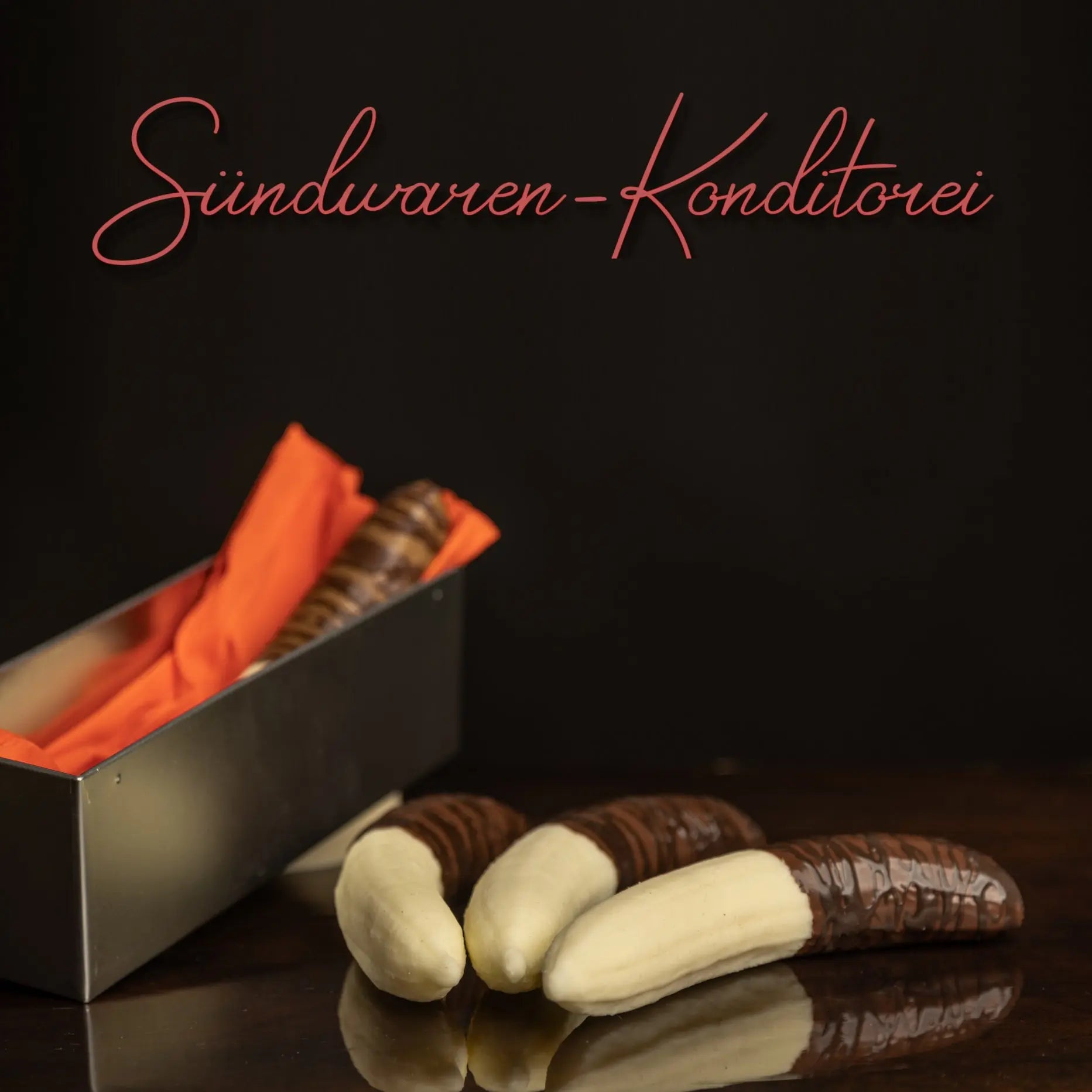 Schokobanane - handgefertigter Silikondildo Sündwaren-Konditorei