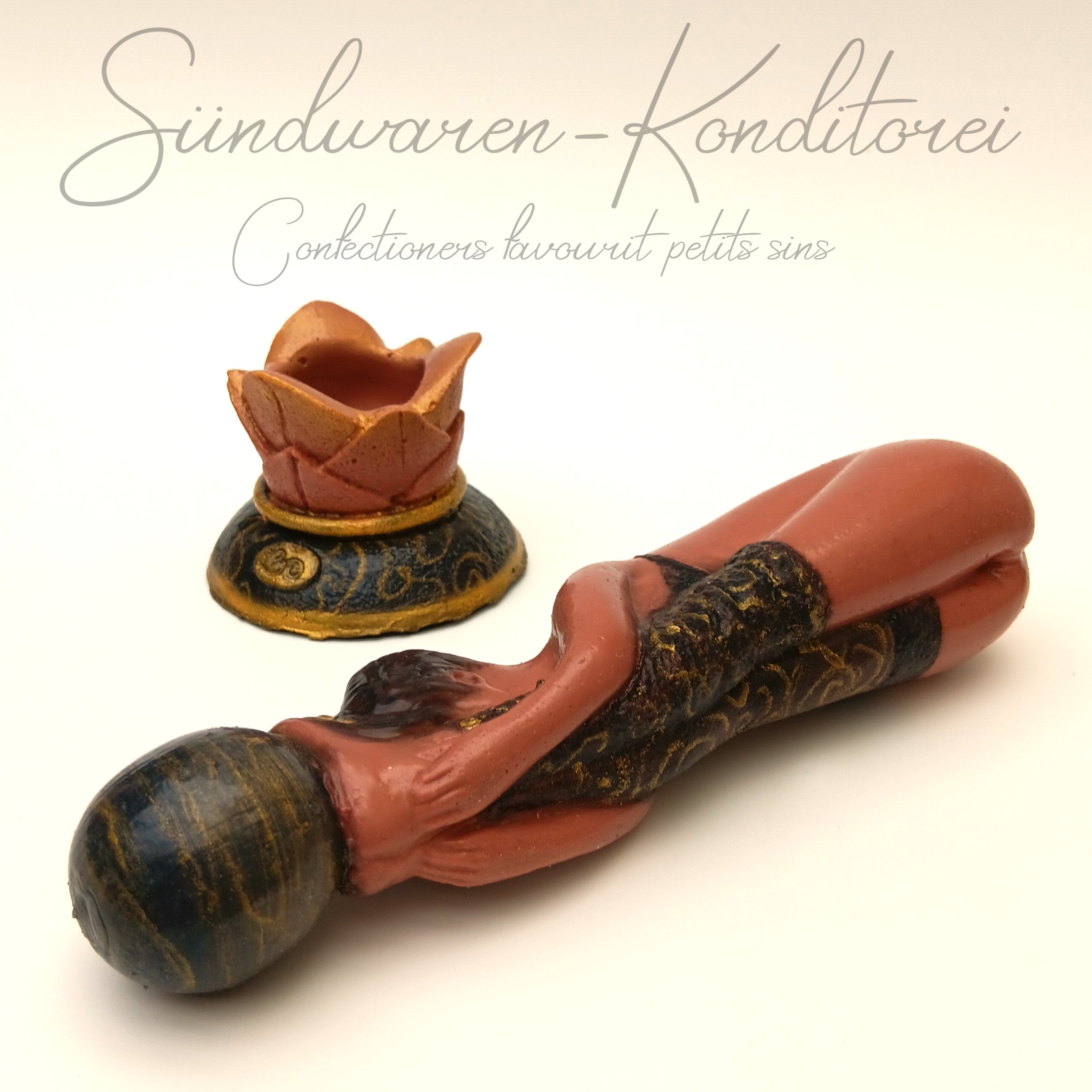 Ballerina well balanced Oriental, Einzelstück - handgefertigter Silikondildo mit Saugnapf Sündwaren-Konditorei