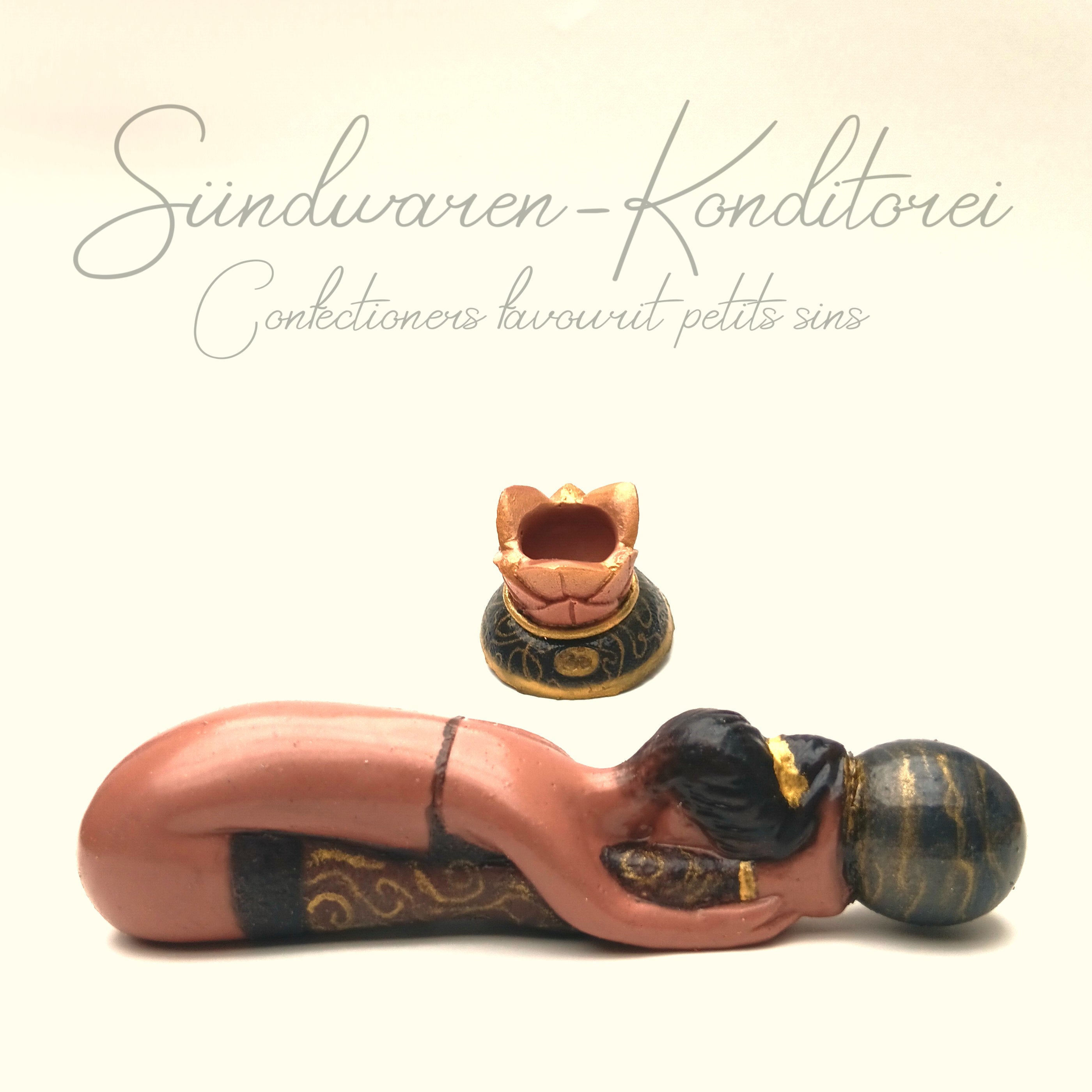 Ballerina well balanced Oriental, Einzelstück - handgefertigter Silikondildo mit Saugnapf Sündwaren-Konditorei