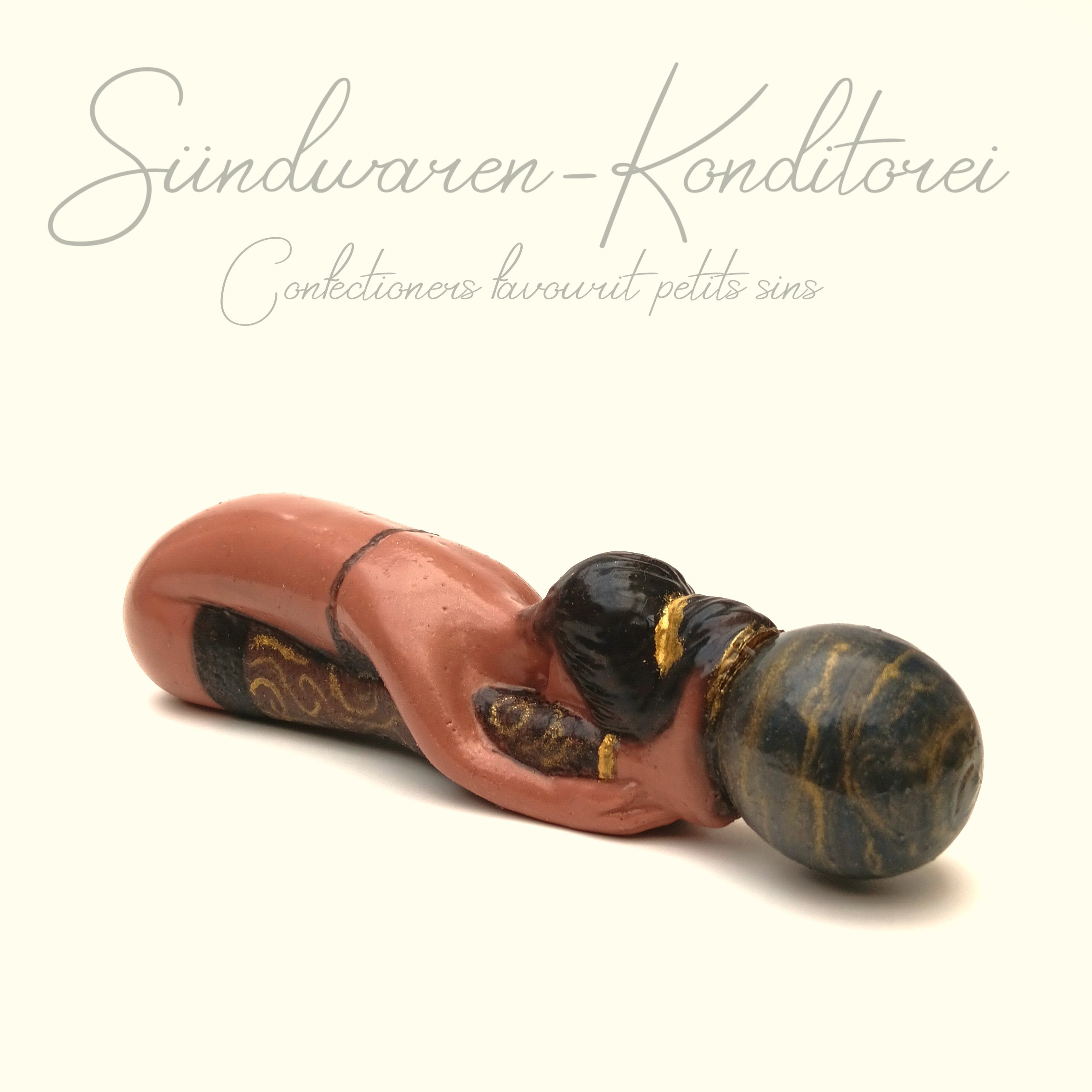 Ballerina well balanced Oriental, Einzelstück - handgefertigter Silikondildo mit Saugnapf Sündwaren-Konditorei