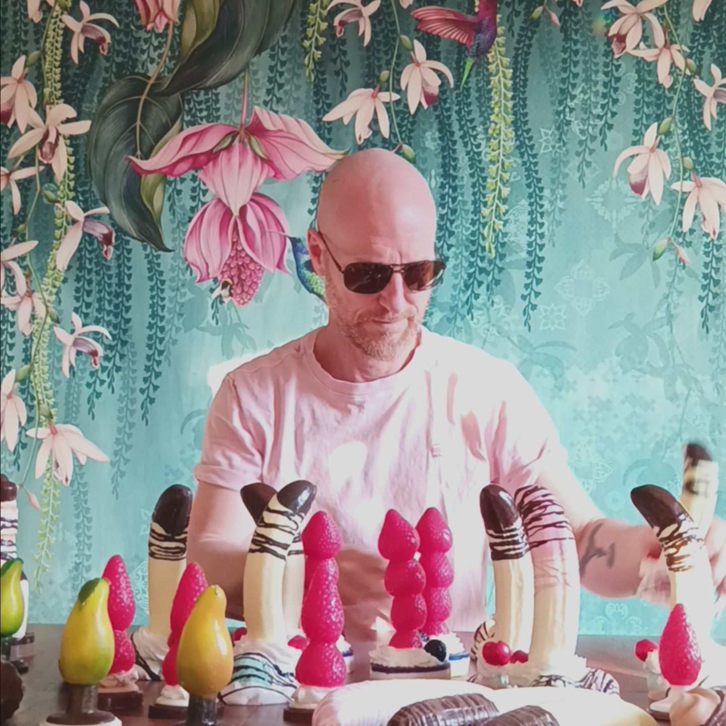 Bananasplit Dildo - Produktvideo handgefertigt mit Saugnapf - Sündwaren-Konditorei
