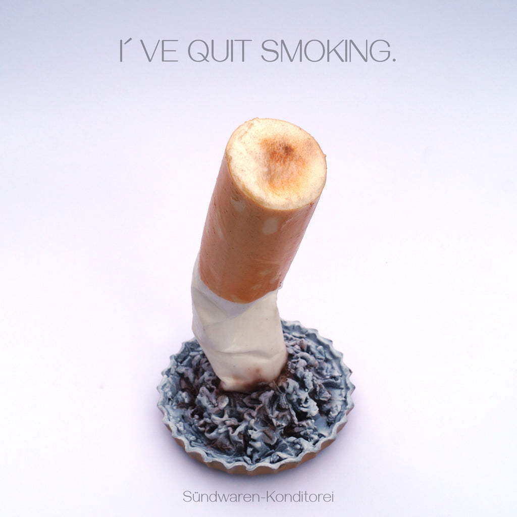 I've quit smoking - handgefertigter Saugnapfdildo Sündwaren-Konditorei