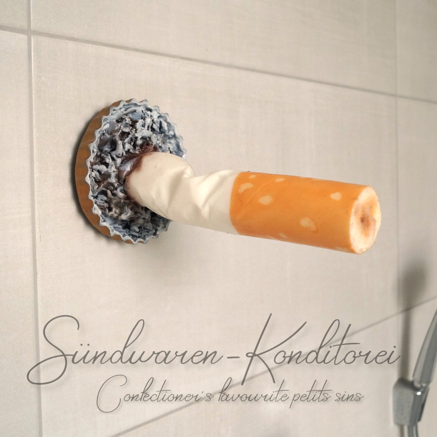 I've quit smoking - handgefertigter Saugnapfdildo Sündwaren-Konditorei