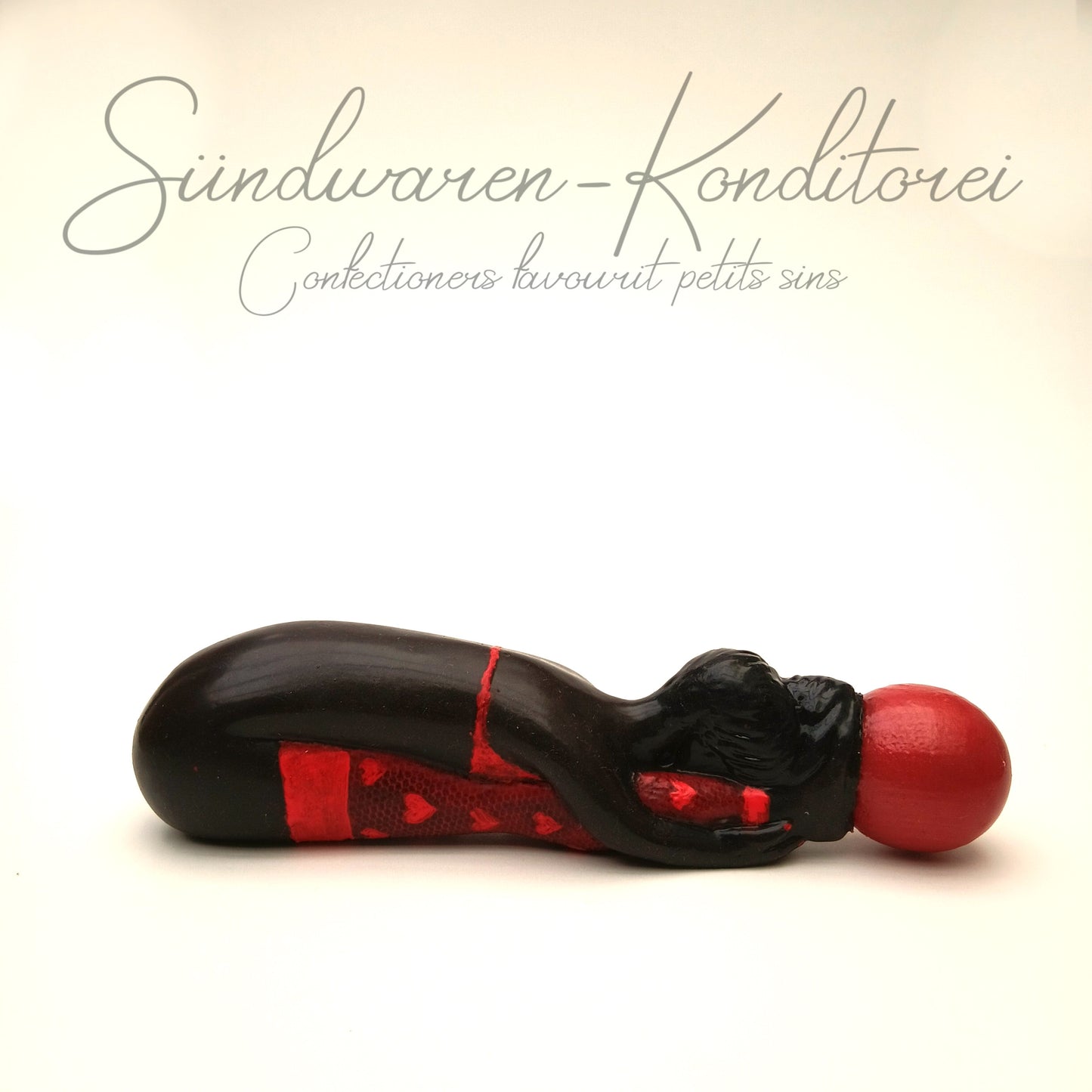 Ballerina well balanced Herzkönigin, Einzelstück – handgefertigter Silikondildo mit Saugnapf Sündwaren-Konditorei