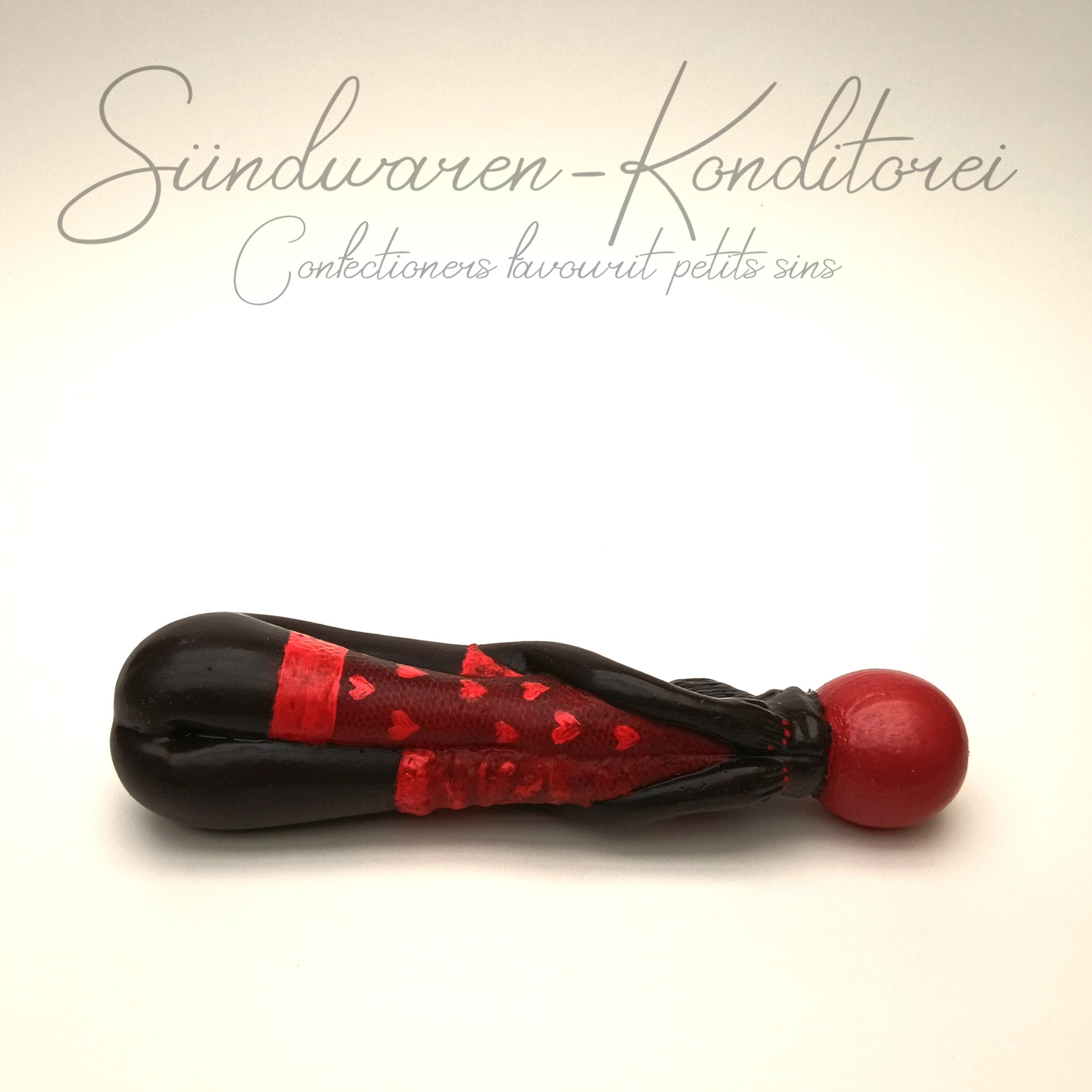 Ballerina well balanced Herzkönigin, Einzelstück – handgefertigter Silikondildo mit Saugnapf Sündwaren-Konditorei