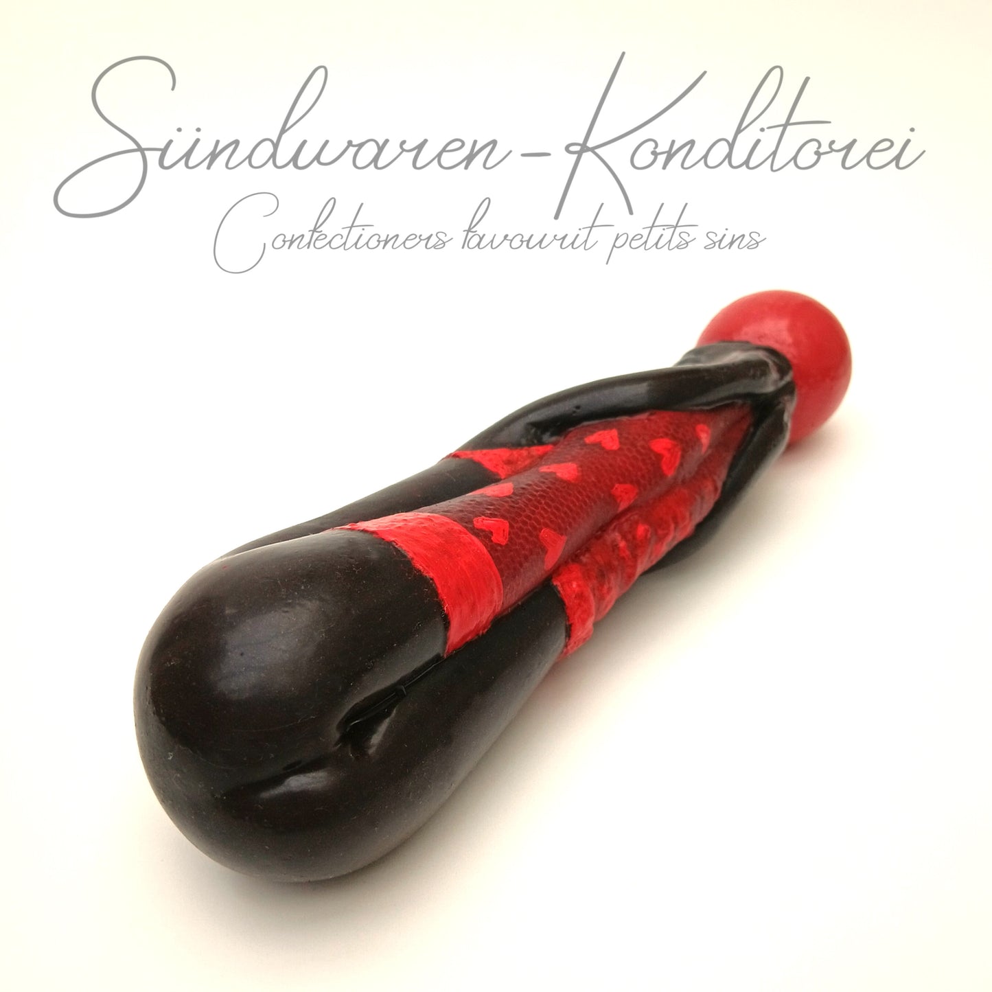 Ballerina well balanced Herzkönigin, Einzelstück – handgefertigter Silikondildo mit Saugnapf Sündwaren-Konditorei