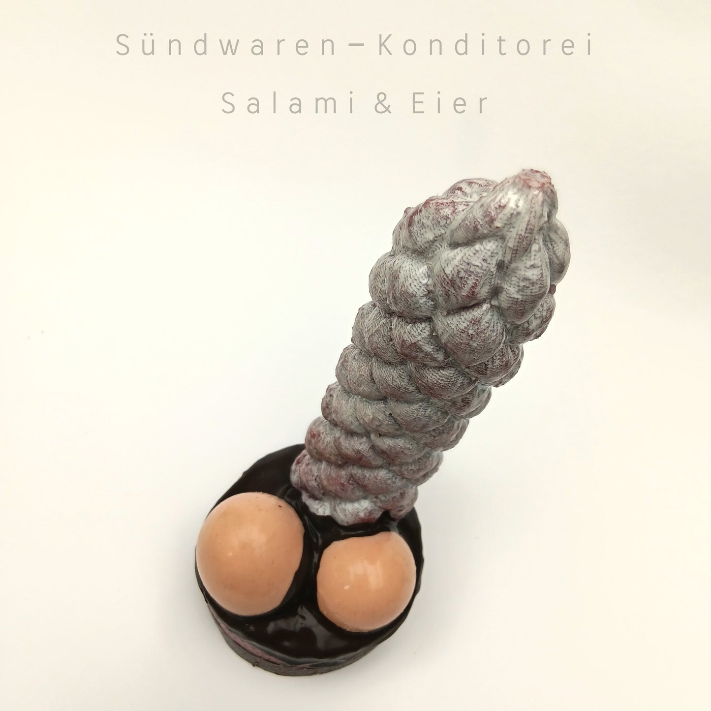 Salami - Saugnapfdildo aus Silikon Sündwaren-Konditorei
