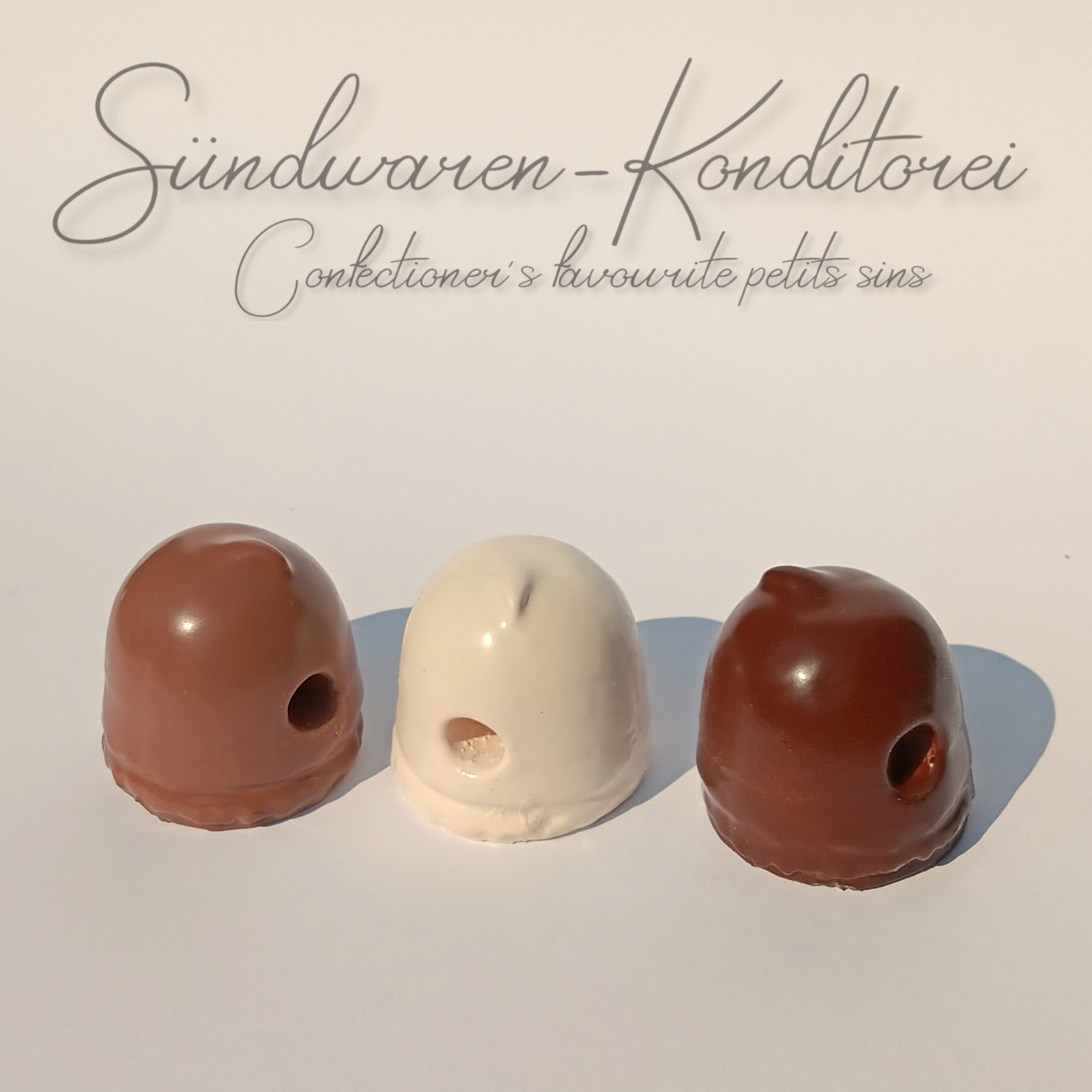 Schokokuss-Knebelball Platinsilikon - Nahaufnahme der Textur
