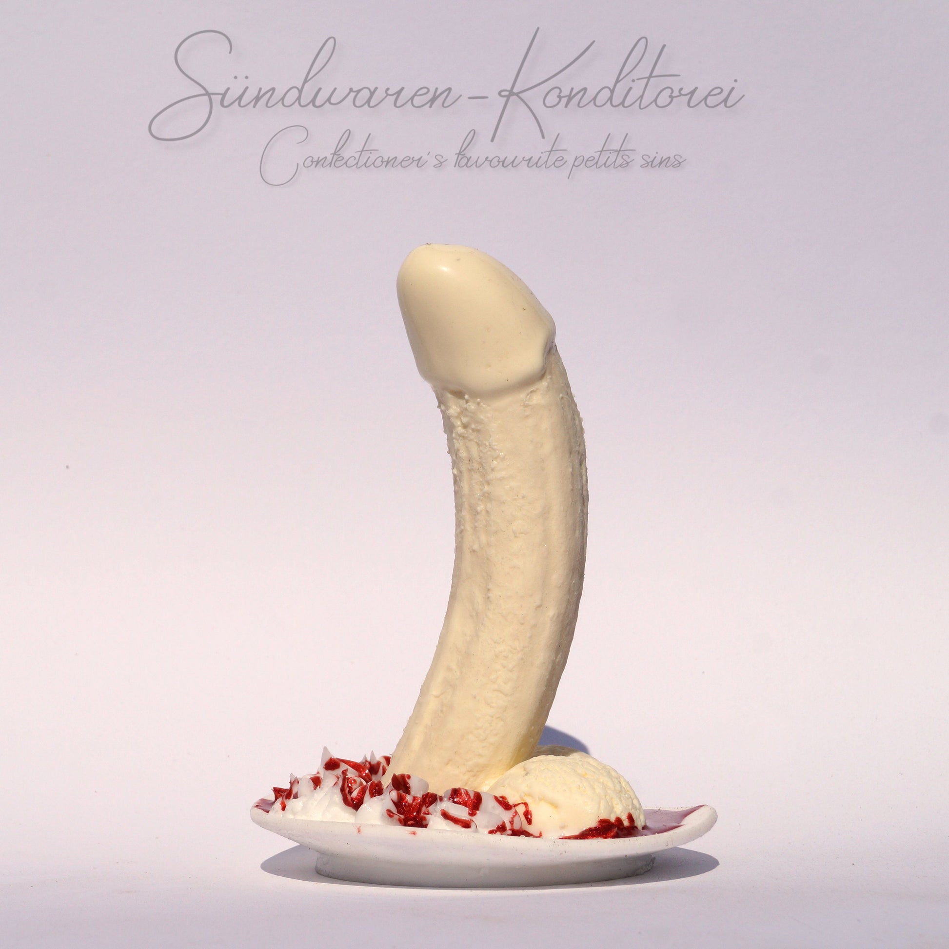 Bananasplit Dildo Platinsilikon - Detailansicht Spitze
