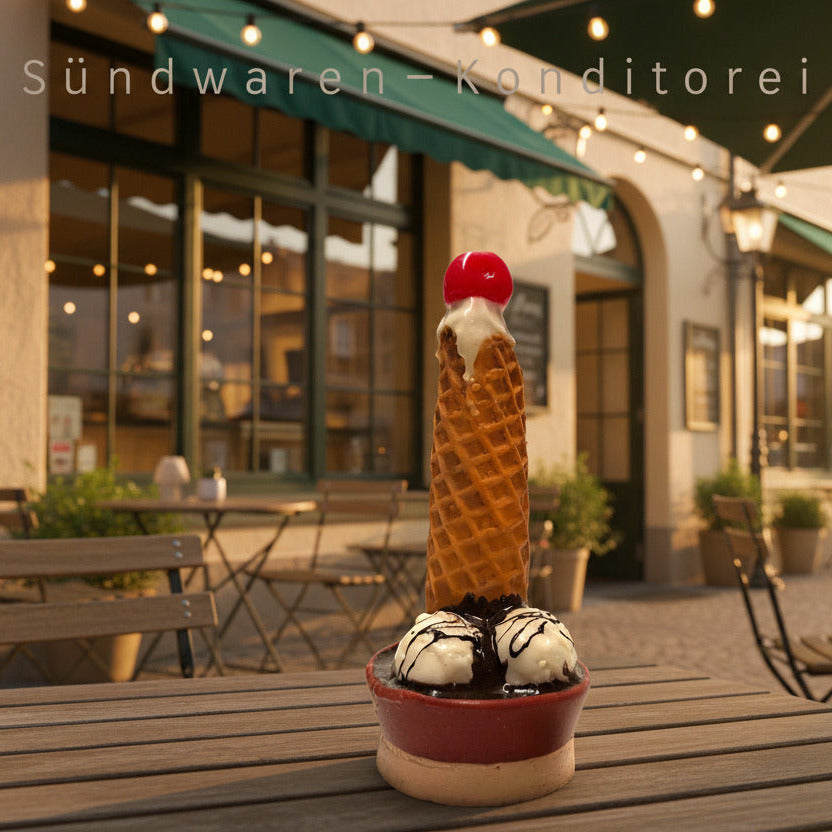 Waffeltürmchen - Knusprig-cremige Versuchung Sündwaren-Konditorei