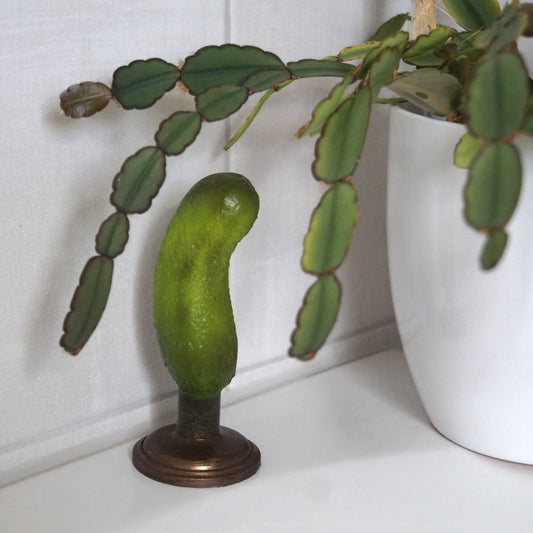 Saure Gurke - handgefertigter Popostecker