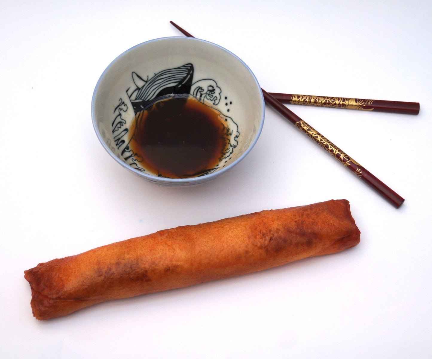 Leens Frühlingsrolle - handgefertigter und -bemalter Silikondildo